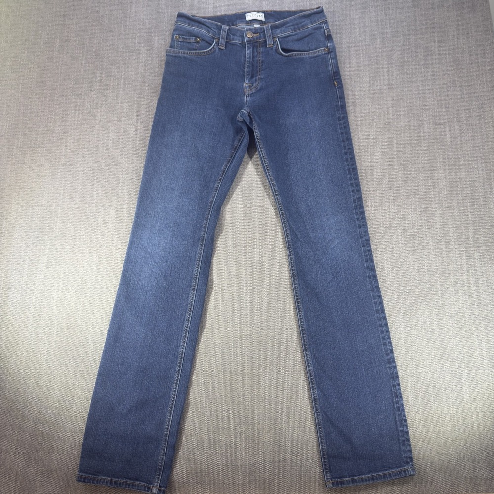 Tecovas Slim Jean Jeans Mens 30x34 Blue Slim Straight Stretch Denim Dark Wash
